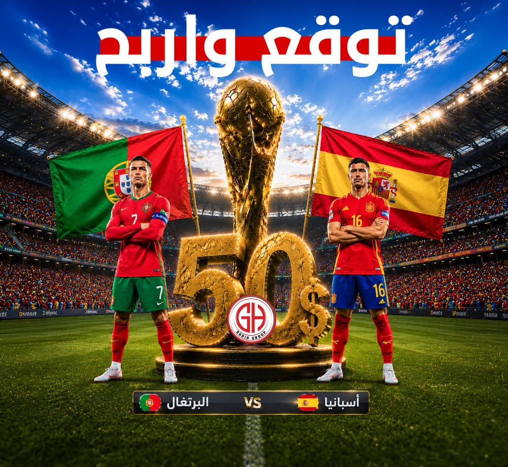 البرتغال 🇵🇹   أسبانيا 🇪🇸