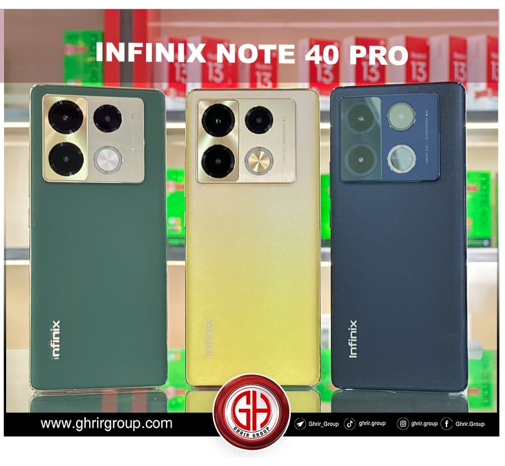 عملاق انفينكـس  مزيـج متناسـق بين البراعـة في التفاصيـل و القدرات العاليـة  تتمثـل في هاتـف  Note 40 Pro