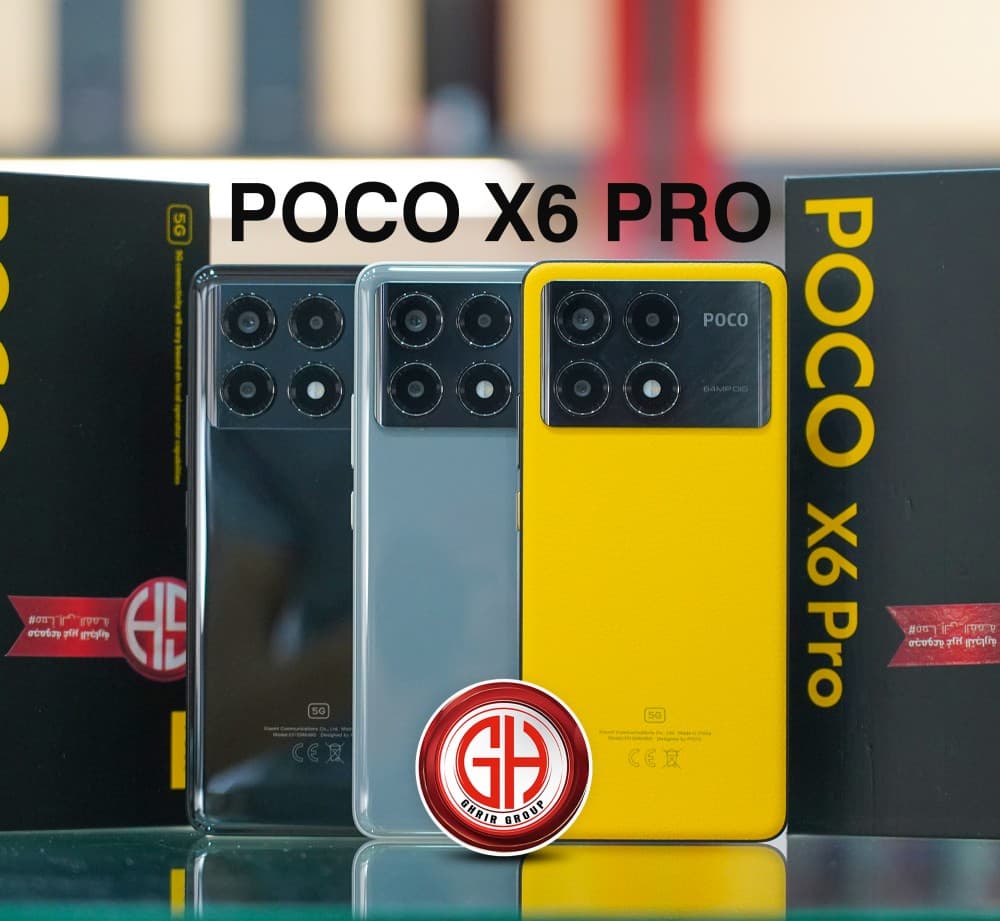 الهاتف الذكي والأكثر تميزا X6 Pro من Poco  بمعالج خارق و كاميرا متفوقة لالتقاط أجمل الذكريات 📸  بسـعـة تخـزيـن 512GB مـع رام 12GB