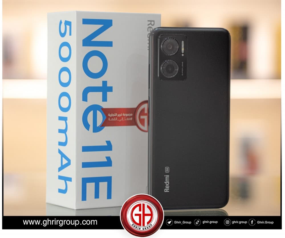 تصميم متميز و مواصفات قوية في عالم هواتف الفئة المتوسطة تأتيكم بها Xiaomi  متمثلة في هاتف  REDMI Note 11E 5G